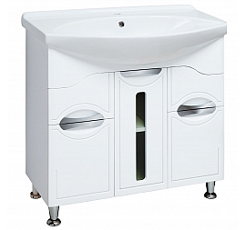 Тумба с умывальником Runo Толедо 85 см