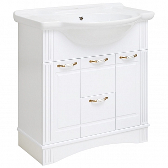 Тумба с умывальником Runo Леон 75 см