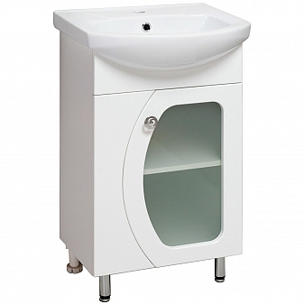 Тумба с умывальником Runo Линда 50 см