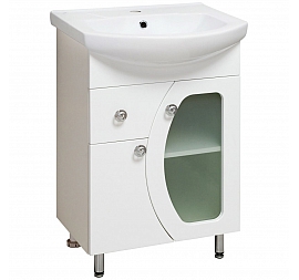 Тумба с умывальником Runo Линда 55 см