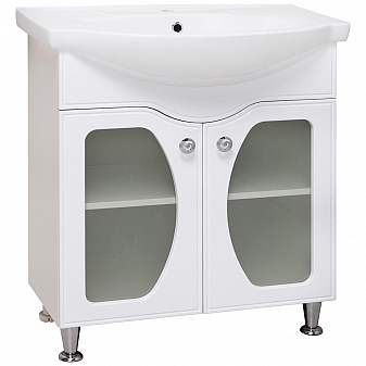 Тумба с умывальником Runo Линда Люкс 75 см