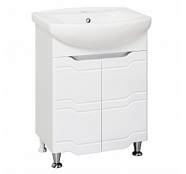 Тумба с умывальником Runo Стиль 60 см