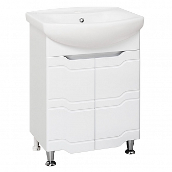 Тумба с умывальником Runo Стиль 60 см