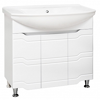 Тумба с умывальником Runo Стиль 85 см