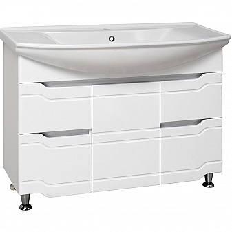 Тумба с умывальником Runo Стиль 105 см