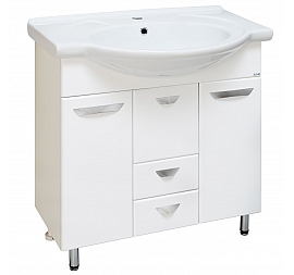 Тумба с умывальником Runo Стандарт Байкал 75 см