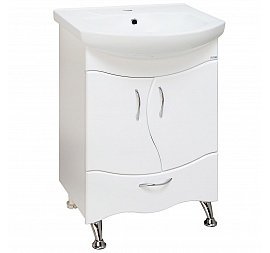 Тумба с умывальником Runo Стандарт Бриз 55 см