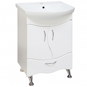 Тумба с умывальником Runo Стандарт Бриз 55 см