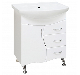 Тумба с умывальником Runo Стандарт Бриз 65 см