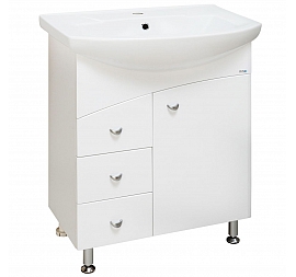 Тумба с умывальником Runo Стандарт Элегант 65 см