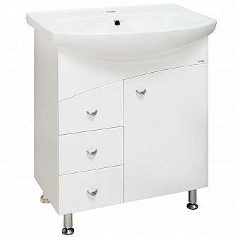 Тумба с умывальником Runo Стандарт Элегант 65 см