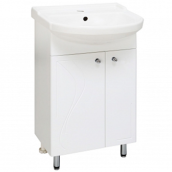 Тумба с умывальником Runo Стандарт Классик 50 см