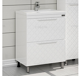 Тумба с умывальником Санта Калипсо 60 см напольная