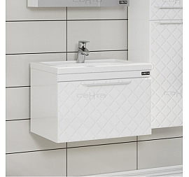 Тумба с умывальником Санта Калипсо 60 см подвесная