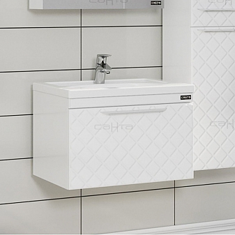 Тумба с умывальником Санта Калипсо 60 см подвесная