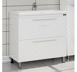 Тумба с умывальником Санта Калипсо 80 см напольная