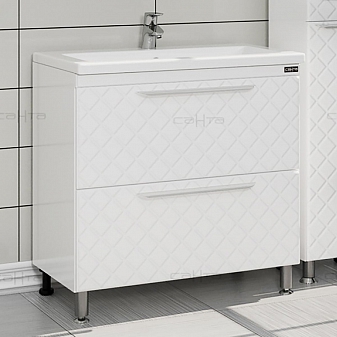 Тумба с умывальником Санта Калипсо 80 см напольная