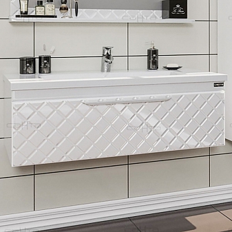 Тумба с умывальником Санта Калипсо 100 см подвесная