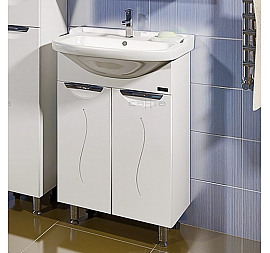 Тумба с умывальником Санта Полис 60 см