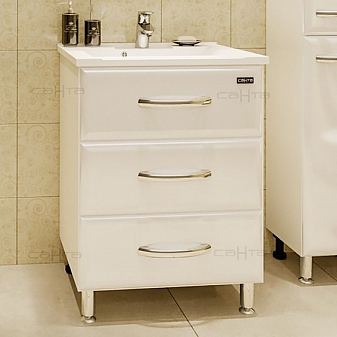 Тумба с умывальником Санта Виктория 60 см напольная