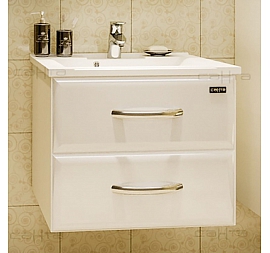 Тумба с умывальником Санта Виктория 60 см подвесная