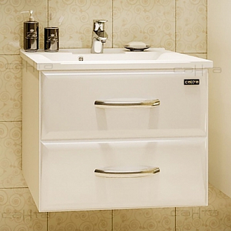 Тумба с умывальником Санта Виктория 60 см подвесная