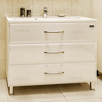 Тумба с умывальником Санта Виктория 100 см напольная