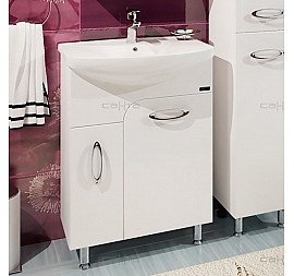 Тумба с умывальником Санта Афины 60 см