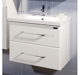 Тумба с умывальником Санта Омега 207035л 50 см подвесная