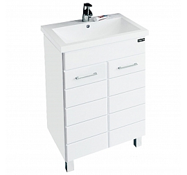 Тумба с умывальником Санта Омега 207044 60 см напольная