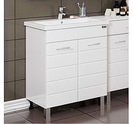 Тумба с умывальником Санта Омега 207037 70 см напольная