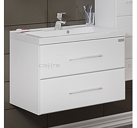 Тумба с умывальником Санта Омега 207038л 70 см подвесная