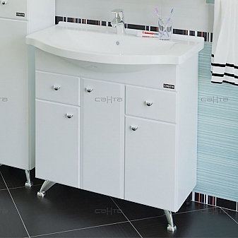 Тумба с умывальником Санта Альтаир 80 см