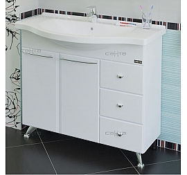 Тумба с умывальником Санта Альтаир 100 см