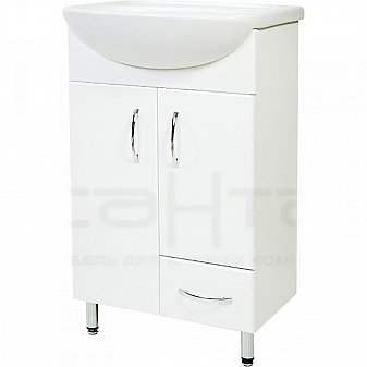 Тумба с умывальником Санта Стандарт Сити 50 см 1 ящик