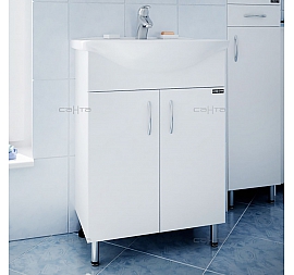 Тумба с умывальником Санта Стандарт Уют 201087 55 см