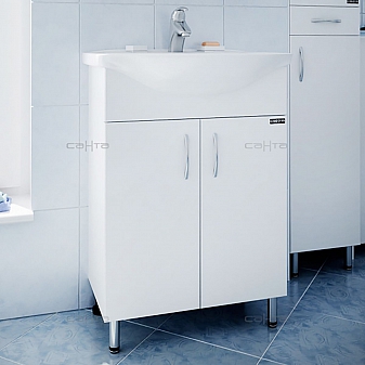 Тумба с умывальником Санта Стандарт Уют 201087 55 см