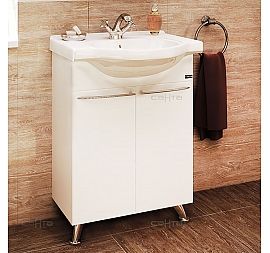 Тумба с умывальником Санта Стандарт Сатурн 60 см