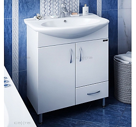 Тумба с умывальником Санта Стандарт Лидия 70 см 1 ящик