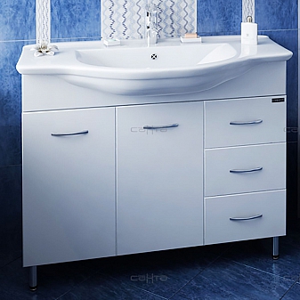 Тумба с умывальником Санта Стандарт Эльбрус 201107 100 см