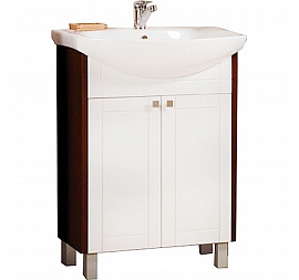 Тумба с умывальником Акватон Альпина 1A1334K0AL500 65 см венге