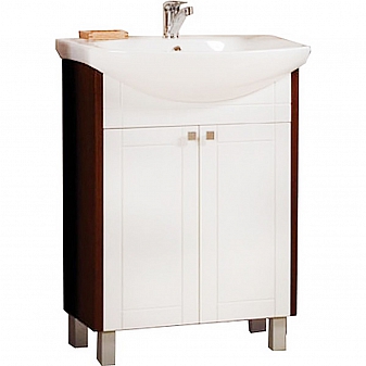 Тумба с умывальником Акватон Альпина 1A1334K0AL500 65 см венге