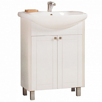 Тумба с умывальником Акватон Альпина 1A1334K0AL530 65 см дуб молочный