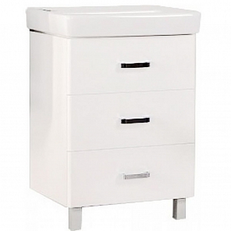 Тумба с умывальником Акватон Америна М 1A1689K1AM010 60 см белая