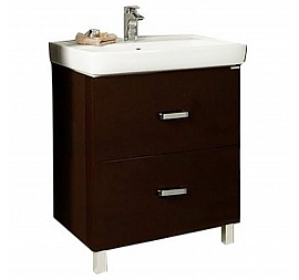 Тумба с умывальником Акватон Америна Н 1A1692K1AM430 60 см темно-коричневая