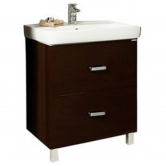 Тумба с умывальником Акватон Америна Н 1A1692K1AM430 60 см темно-коричневая