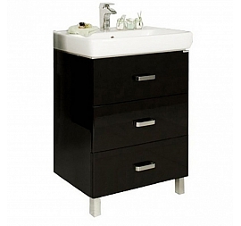 Тумба с умывальником Акватон Америна М 1A1690K1AM950 70 см черная