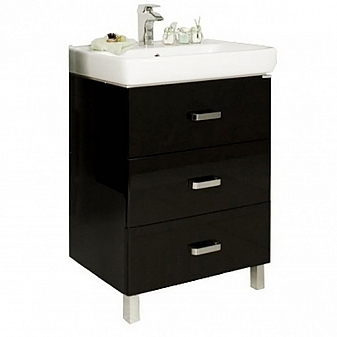 Тумба с умывальником Акватон Америна М 1A1690K1AM950 70 см черная