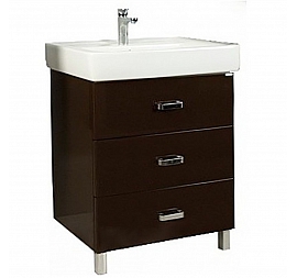 Тумба с умывальником Акватон Америна М 1A1690K1AM430 70 см темно-коричневая