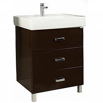 Тумба с умывальником Акватон Америна М 1A1690K1AM430 70 см темно-коричневая